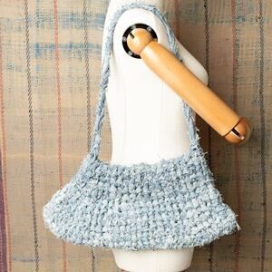 Custom upcycled shoulder bag